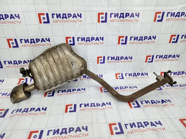 Глушитель основной левый Hyundai Genesis 287013M200