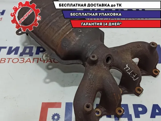Коллектор выпускной Hyundai Getz 28510-26250. Без катализатора.