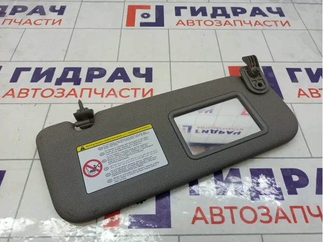 Козырек солнцезащитный правый Hyundai Solaris 852201R0208M