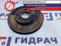 Диск тормозной передний Hyundai Solaris 51712-0U000. Вентилируемый. Есть выработка.