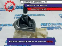Кулиса КПП Hyundai Solaris 437004L300RY. Потертость. В сборе с рукояткой и чехлом кулисы.