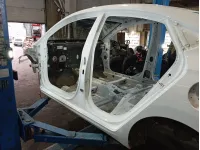 Порог со стойкой левый Hyundai Solaris