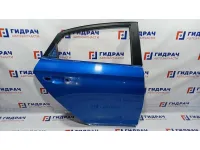 Дверь задняя правая Hyundai Solaris 2 77004-H5000. Красилась.