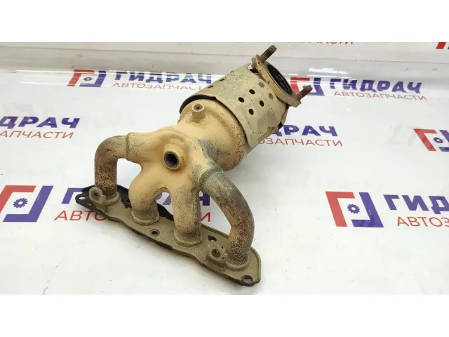 Коллектор выпускной Hyundai Solaris 2 28510-03EF0. Без катализатора.