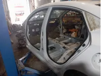 Порог со стойкой левый Hyundai Solaris