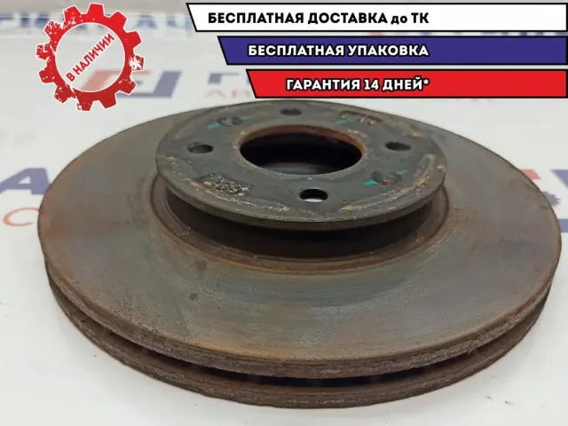 Диск тормозной передний Hyundai Solaris 2 .