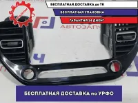 Накладка торпедо декоративная центральная Hyundai Solaris 2 84740-H5BA0-UAY. В сборе.