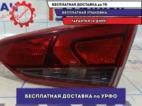 Фонарь задний внутренний правый Hyundai Solaris 2 92404-H5000.