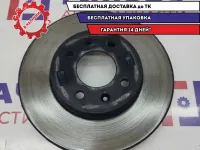 Диск тормозной передний Hyundai Solaris II . Есть выработка.