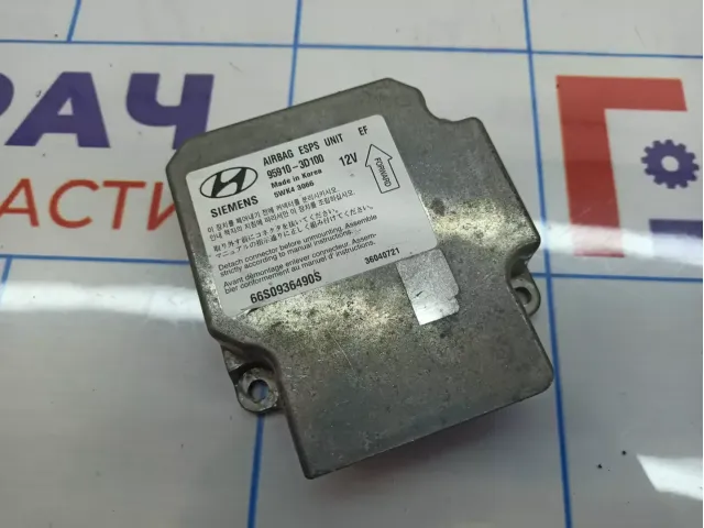 Блок управления AIR BAG Hyundai Sonata (EF) 95910-3D100