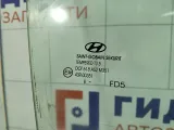 Стекло двери переднее правое Hyundai i30 824212L010