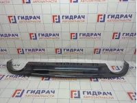 Накладка заднего бампера Hyundai i40 (VF) 86612-3Z310. Трещина.