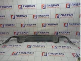 Накладка заднего бампера Hyundai i40 (VF) 86612-3Z310. Трещина.