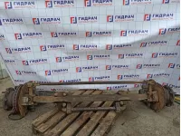 Передняя балка KamAZ 4308 . С кулаками и суппортами.Трещина на тормозном диске.