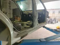 Порог со стойкой правый Kia Spectra .