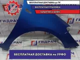 Крыло переднее правое Kia Cerato 3 66321-A7010. Ремонтировалось.