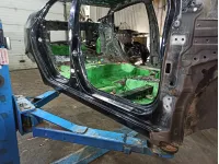 Порог со стойкой правый Kia Rio (QB)