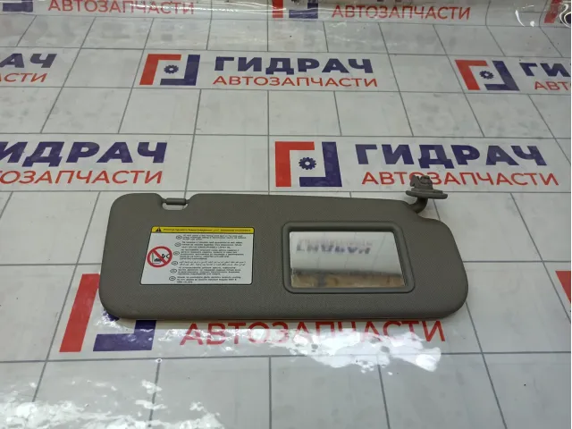 Козырек солнцезащитный правый Kia Rio 852201R0208M