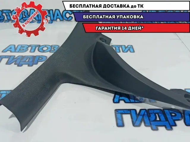 Накладка порога внутренняя задняя правая Kia Rio 3 858854Y000WK. Потертость.