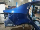 Крыло заднее правое Kia Rio 3 71504-4YC00. Скол ЛКП, вмятины.