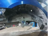 Крыло заднее правое Kia Rio 3 71504-4YC00. Скол ЛКП, вмятины.