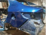 Крыло заднее левое Kia Rio 3 71503-4YC00. Царапины,вмятина, красилась верхняя часть.