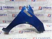 Крыло переднее правое Kia Rio 3 66321-4Y000. Царапины, вмятина.