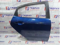 Дверь задняя правая Kia Rio 3 77004-4Y000. Вмятины, красилась.