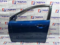 Дверь передняя левая Kia Rio 3 76003-4Y000. Вмятина, ремонтировалась.