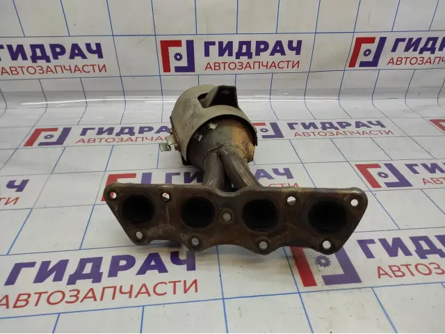 Коллектор выпускной Kia Rio 4 рестайлинг 28500-2BHT0. Без катализатора.