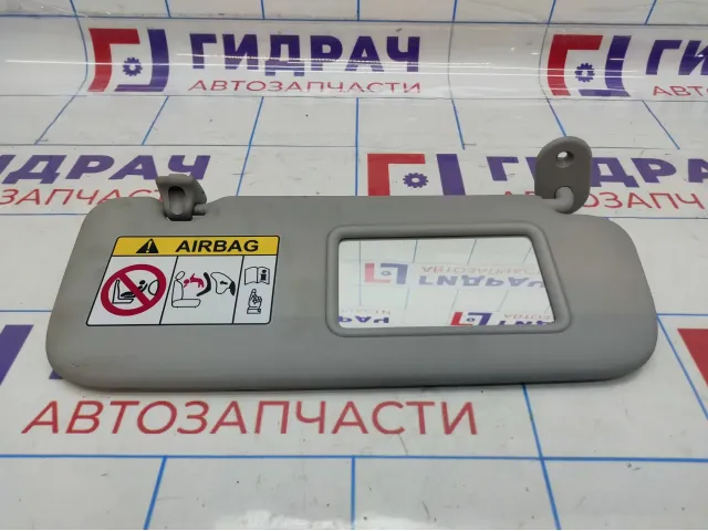 Козырек солнцезащитный правый Kia Rio 4 (FB) 85220-H0000-TTX
