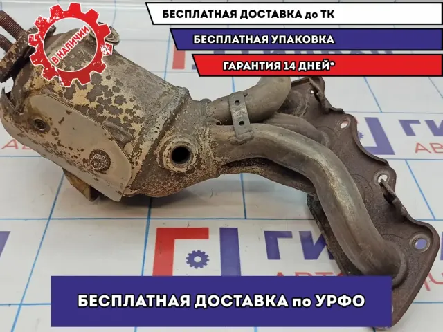 Коллектор выпускной Kia Soul 2 (PS) 28510-2BES1. Без катализатора.