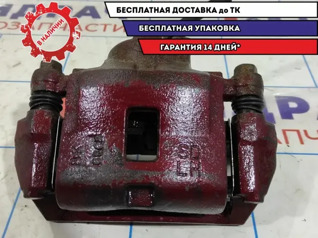 Суппорт тормозной передний левый Kia Spectra K0BB1-49990.