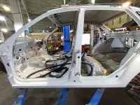 Порог со стойкой левый Lada Granta