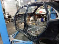 Порог со стойкой левый Lada Granta