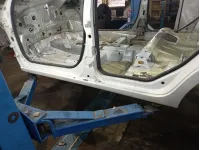 Порог со стойкой левый Lada Granta