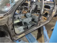 Порог со стойкой левый Lada Granta