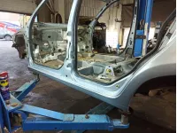 Порог со стойкой левый Lada Kalina 2