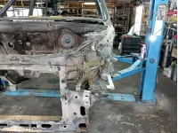 Лонжерон передний левый Lada Kalina 2