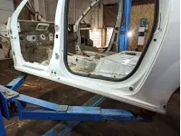 Порог со стойкой левый Lada Largus