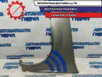 Крыло переднее левое Lada Largus 6001549971. Вмятина.