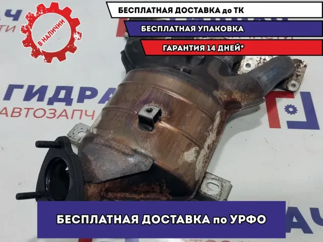 Коллектор выпускной Lada Vesta Cross 8450077813. С катализатором.