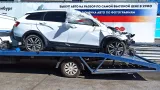 Спойлер багажника Lada Vesta Cross 8450031256. Царапины.
