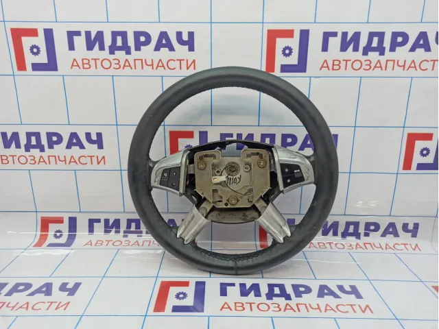 Рулевое колесо Lifan Solano B3402100B14. Мультируль. Перешит, остатки клея.
