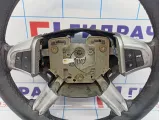 Рулевое колесо Lifan Solano B3402100B14. Мультируль. Перешит, остатки клея.