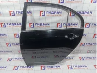 Дверь задняя левая Lifan Solano B6201001. Царапины ЛКП, коррозия.