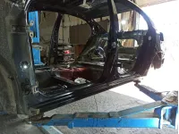 Порог со стойкой левый Lifan Solano