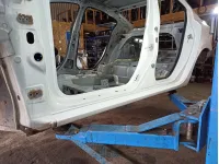 Порог со стойкой левый Mazda 3