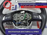 Рулевое колесо Mazda Mazda 6 (GJ) GHR1-32-982A. Потертости.