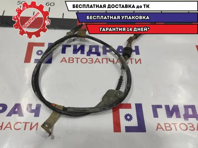 Трос стояночного тормоза правый Mazda CX-7 EG21-44-410C. Спилено ушко крепления.